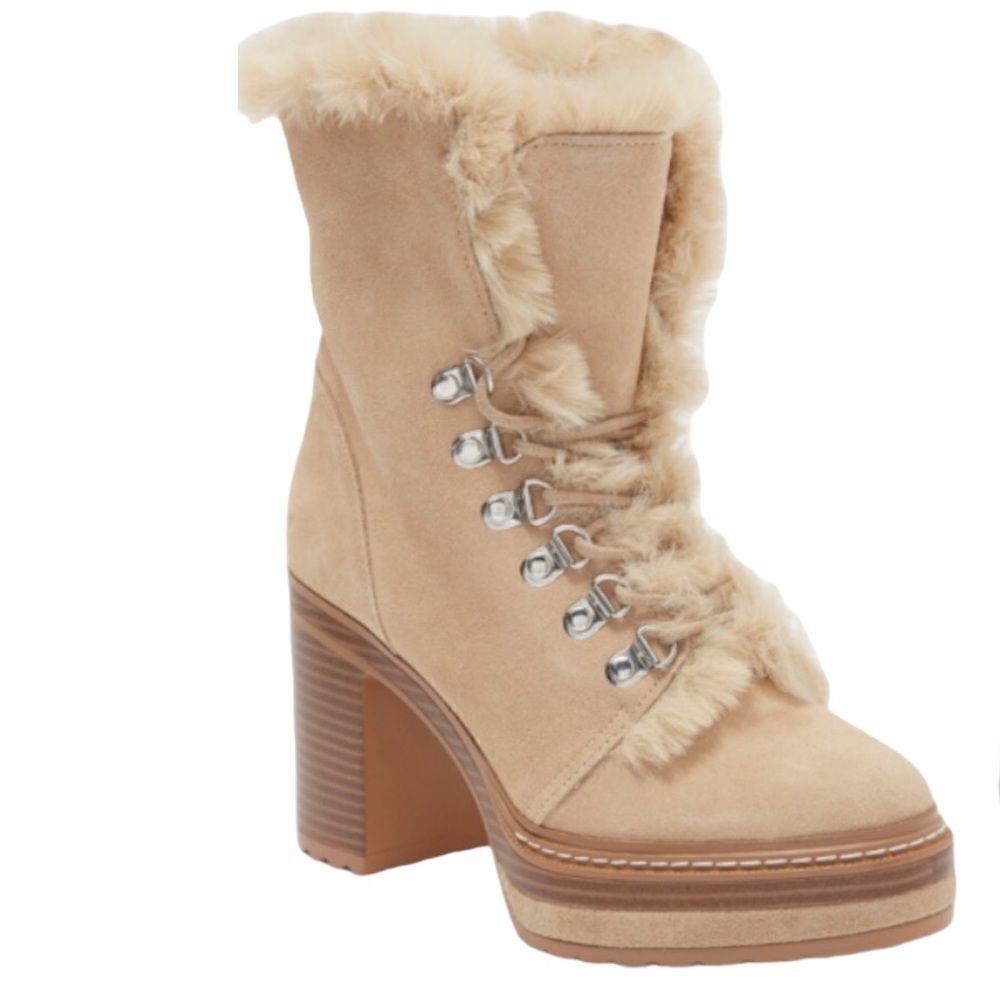 Steve Madden Women’s Scoops Faux Fur Platform Booties in the Size 9.5M - Picture 6 of 16